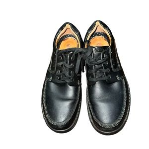 Mens Ecco Black Shoes Size 43